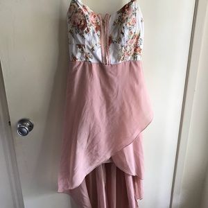 Windsor high low floral dress